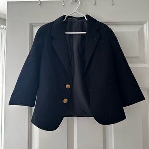 Boy’s Navy Blazer with Gold Buttons